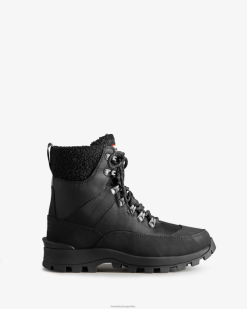 botas comando con aislamiento de poliéster reciclado T424T297 mujer negro Hunter