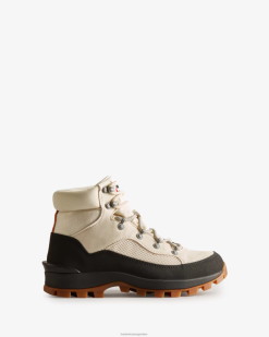 botas comando con cordones y aislamiento explorer T424T330 mujer sauce blanco/crema acogedora/negro Hunter