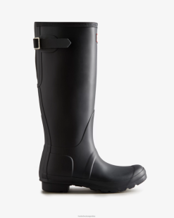 botas de lluvia ajustables con parte trasera alta T424T188 mujer pizarra gris Hunter