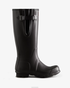 botas de lluvia altas con ajuste lateral T424T561 hombres negro Hunter