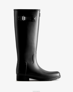 botas de lluvia altas refinadas T424T95 mujer negro Hunter