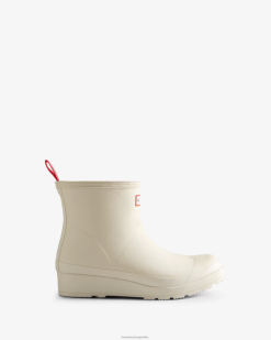 botas de lluvia cortas con aislamiento de piel de oveja vegana T424T220 mujer Sauce blanco Hunter