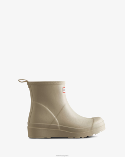 botas de lluvia cortas con purpurina starcloud T424T155 mujer blanco sombreado Hunter