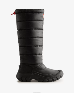botas de nieve altas con aislamiento intrepid T424T122 mujer negro Hunter