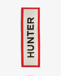 bufanda de marca T424T440 hombres logotipo rojo Hunter