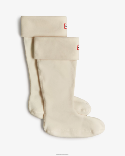 calcetines altos para botas con puños de tejido polar reciclado T424T373 hombres blanco Hunter
