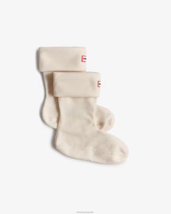 calcetines cortos para botas con puños de polar reciclado T424T399 hombres blanco Hunter