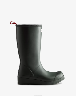 jugar botas de lluvia altas T424T96 mujer verde musgo ártico Hunter