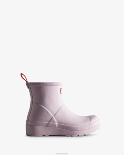 jugar botas de lluvia cortas T424T36 mujer malva templado Hunter