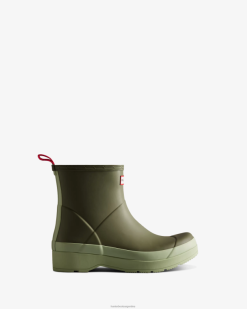 jugar botas de lluvia cortas T424T501 hombres verde liquen/verde everglade Hunter