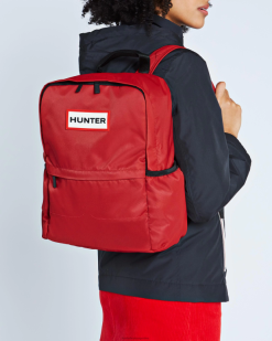 mochila de nailon T424T432 hombres rojo militar Hunter