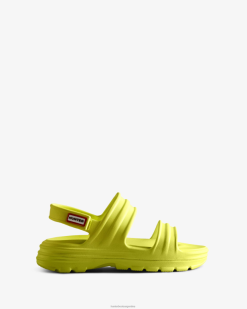 sandalia floreciente T424T243 mujer amarillo picante Hunter