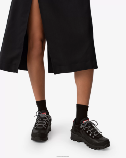 zapatos de cuero con aislamiento explorer T424T270 mujer negro Hunter